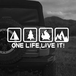 Outdoor Personalized RV Camping Car Modification Accessories Car Stickers Pull-up Car Rear Stickers Car Stickers (ONLINE ORDER ONLY)