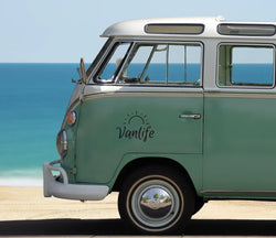 Vanlife Car Stickers For Sun Camping, Reflective Vinyl Decals For Personality Decoration, Suitable For Rv, Off-Road (ONLINE ORDER ONLY)