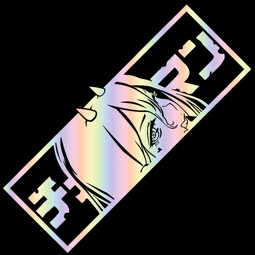 Makima | マキマ Shihai No Akuma | CH∀INS∀WM∀N Car Sticker Anime Beautiful Girl The Window Decoration Die Cutting PVC Laser Decals (ONLINE ORDER ONLY)