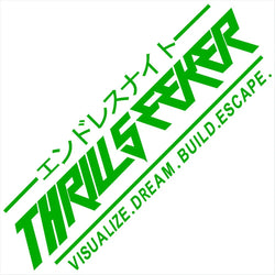 THRILL SEEKER Car Stickers JDM Windshield Banner Motivation Dream Build Escape After The File Glass Decoration Vinyl Decals (ONLINE ORDER ONLY)