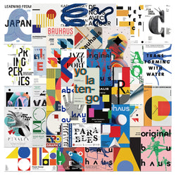 Bauhaus Style Stickers 10/30/40PCS Aesthetic Graffiti Decals for Laptop Phone Suitcase Wall Decoration (ONLINE ORDER ONLY)