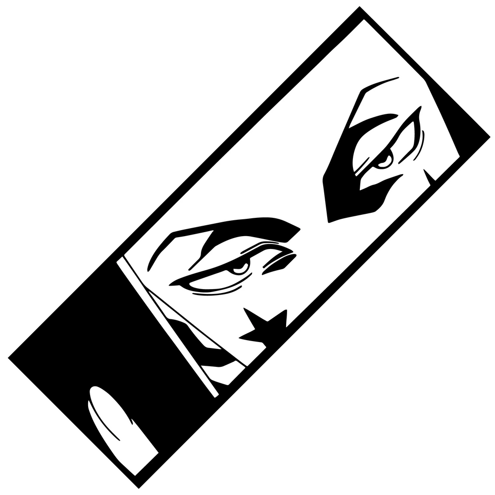 Anim Car Sticker Hunters Laptop Computer Stickers Auto Parts Window Comic Style Personality Becoration Die Cutting Vinyl Decals (ONLINE ORDER ONLY)