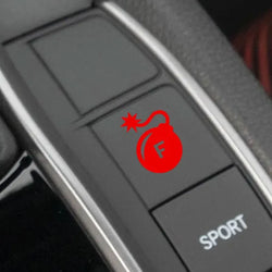 Universal Fit Car Sticker And Truck Vehicle White Blank Buttons The Car Interior  Decoration Die Cutting  Vinyl Decals (ONLINE ORDER ONLY)