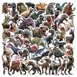 Jurassic Dinosaur Stickers Pack - Kids Toy Gift, DIY Laptop Phone Suitcase Notebook Decals (Online Order Only)