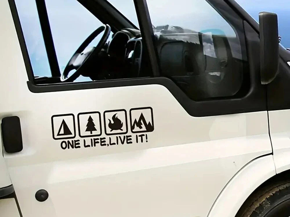 Outdoor Personalized RV Camping Car Modification Accessories Car Stickers Pull-up Car Rear Stickers Car Stickers (ONLINE ORDER ONLY)