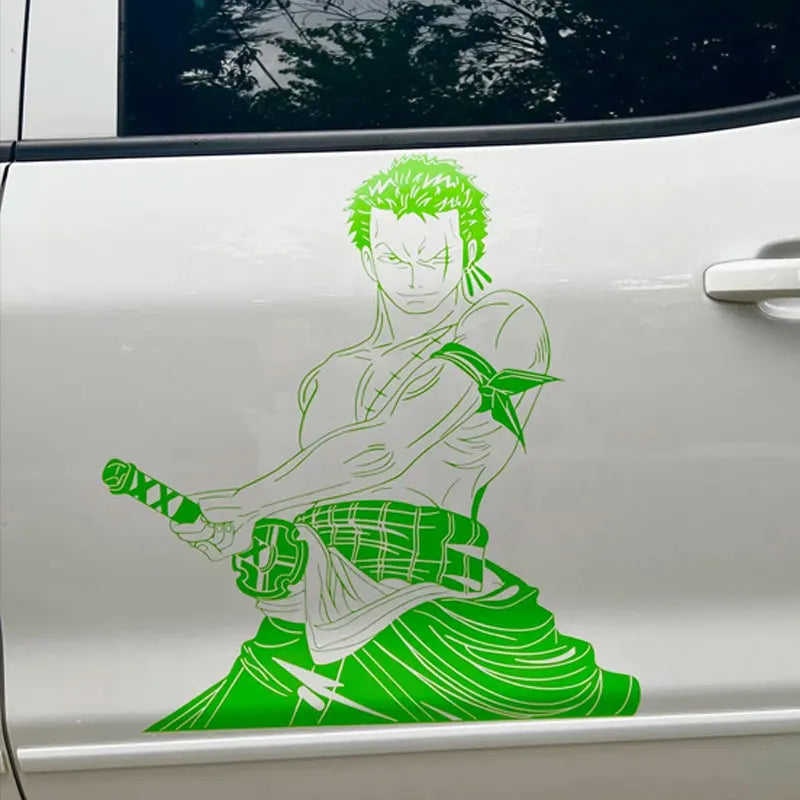 Japanese Anime Car Sticker Cartoon Character External Accessories Big Picture Sports Style Die Cutting Vinyl Decals (ONLINE ORDER ONLY)