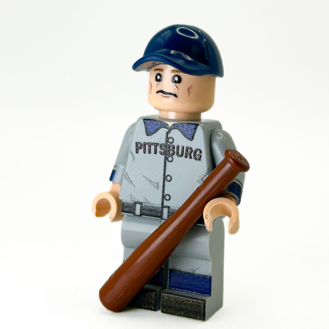 Honus Pirates Baseball Player Minifig made using LEGO parts - B3 Customs (Online Order Only)