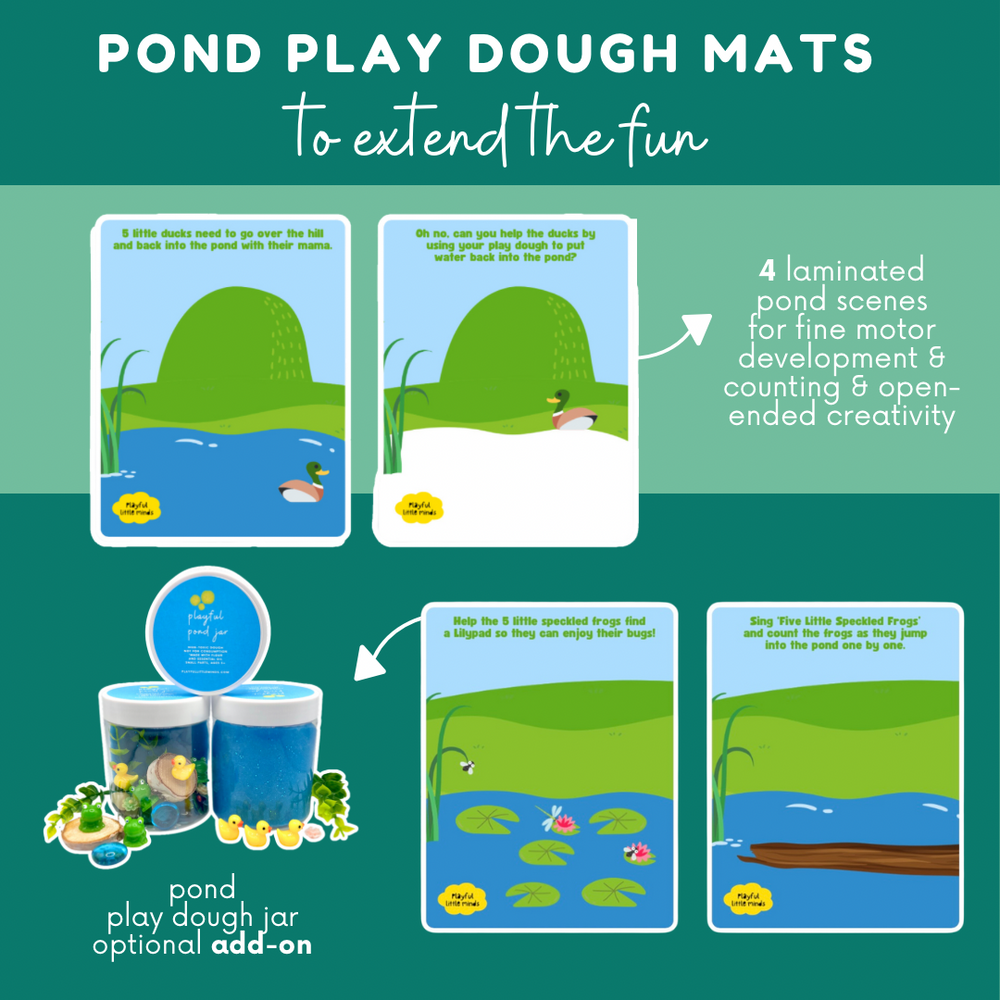 Duck Pond Playdough Kit: Educational Toy for Kids | Nursery Rhyme Inspired (ONLINE ORDER ONLY)