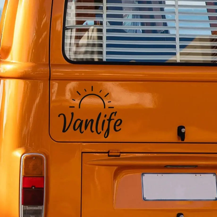 Vanlife Car Stickers For Sun Camping, Reflective Vinyl Decals For Personality Decoration, Suitable For Rv, Off-Road (ONLINE ORDER ONLY)