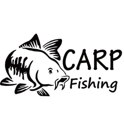 Carp Fishing Car Stickers Fun Windshield Window Bumper Decoration Waterproof Sun Protection Reflective Vinyl Decals (ONLINE ORDER ONLY)