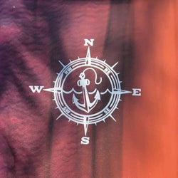 Anchor Car Sticker Adventure Travel Pirate Ship The Compass PVC Laser Stickers Voiture The Window Decoration Vinyl Decal (ONLINE ORDER ONLY)