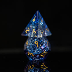Enchanted Waters Shattered Glass Dice Set (ONLINE ORDER ONLY)