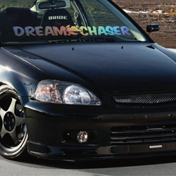 Dream Chaser Car Sticke Windshield Banner JDM Graphics Stance Auto Parts Window Decoration Die Cutting Vinyl Decals (ONLINE ORDER ONLY)