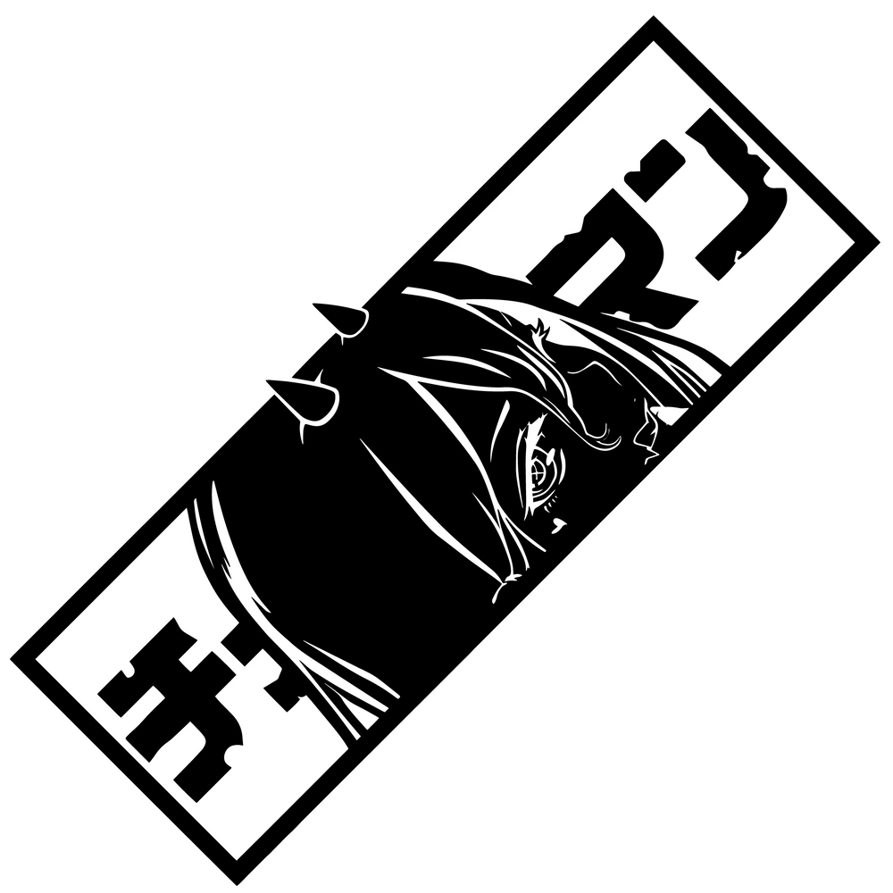 Makima | マキマ Shihai No Akuma | CH∀INS∀WM∀N Car Sticker Anime Beautiful Girl The Window Decoration Die Cutting PVC Laser Decals (ONLINE ORDER ONLY)