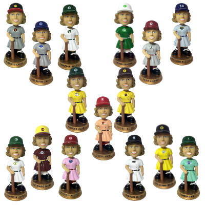 All-American Girls Professional Baseball (AAGPBL) Vintage Bobbleheads (ONLINE ORDER ONLY)