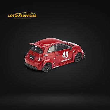 (Pre-Order) Mini-GT LB-WORKS x Abas Works ABARTH 595 Red 1:64 MGT00963 (ONLINE ORDER ONLY)
