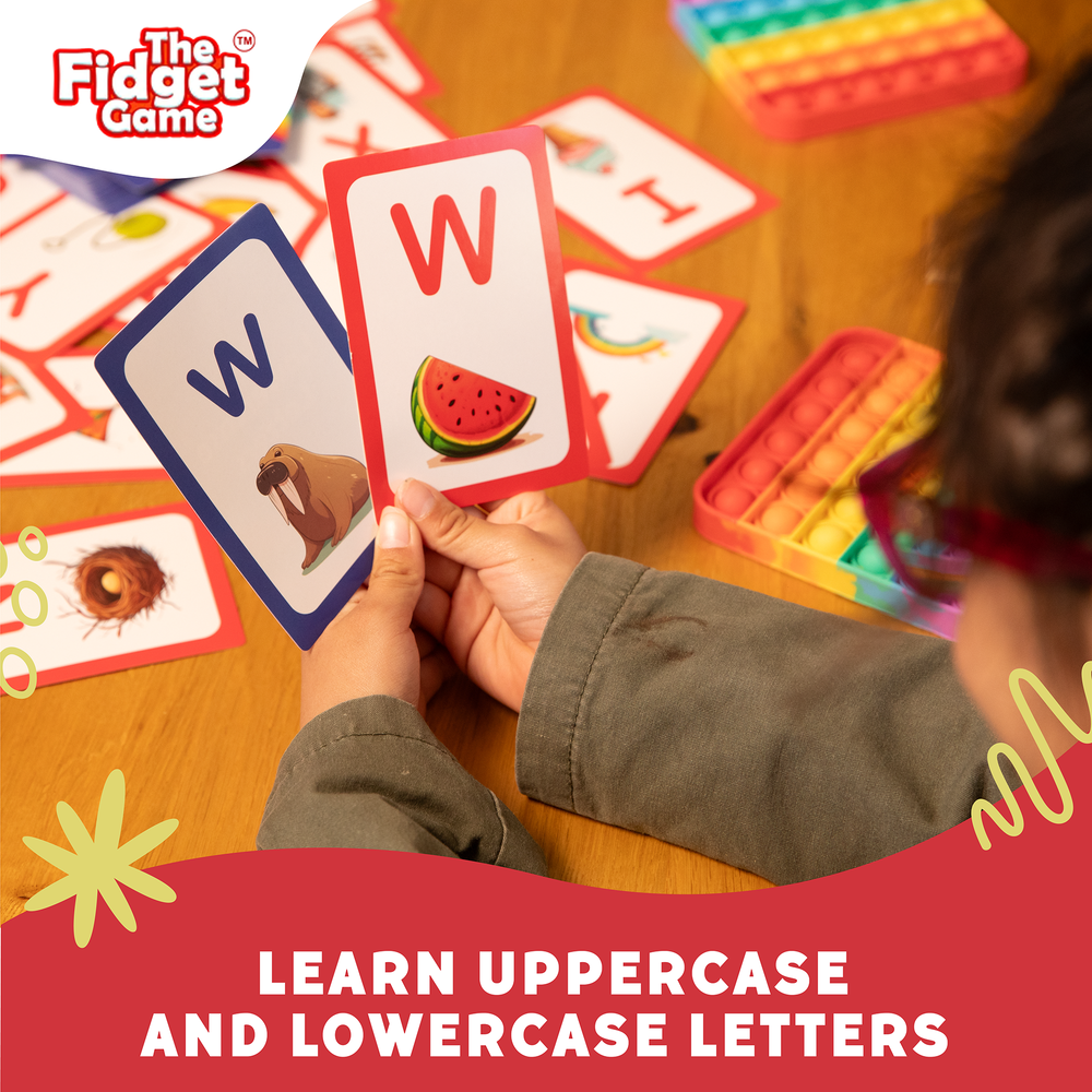 ABC: Learn Uppercase & Lowercase Letters Card Pack - CHOOSE Act (ONLINE ORDER ONLY)