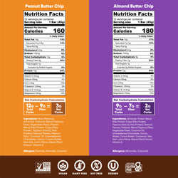 Almond Butter Chip & Peanut Butter Chip (24 Bars) (ONLINE ORDER ONLY)