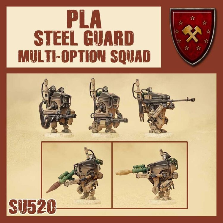DUST 1947: PLA Steel Guard Multi-Option Squad (ONLINE ORDER ONLY)