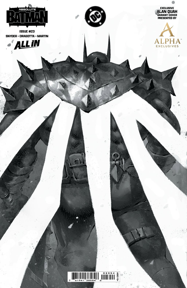 [FOIL] ABSOLUTE BATMAN #23 ALAN QUAH WRAPAROUND EXCLUSIVE BLACK & WHITE VIRGIN VAR (08/12/2026)