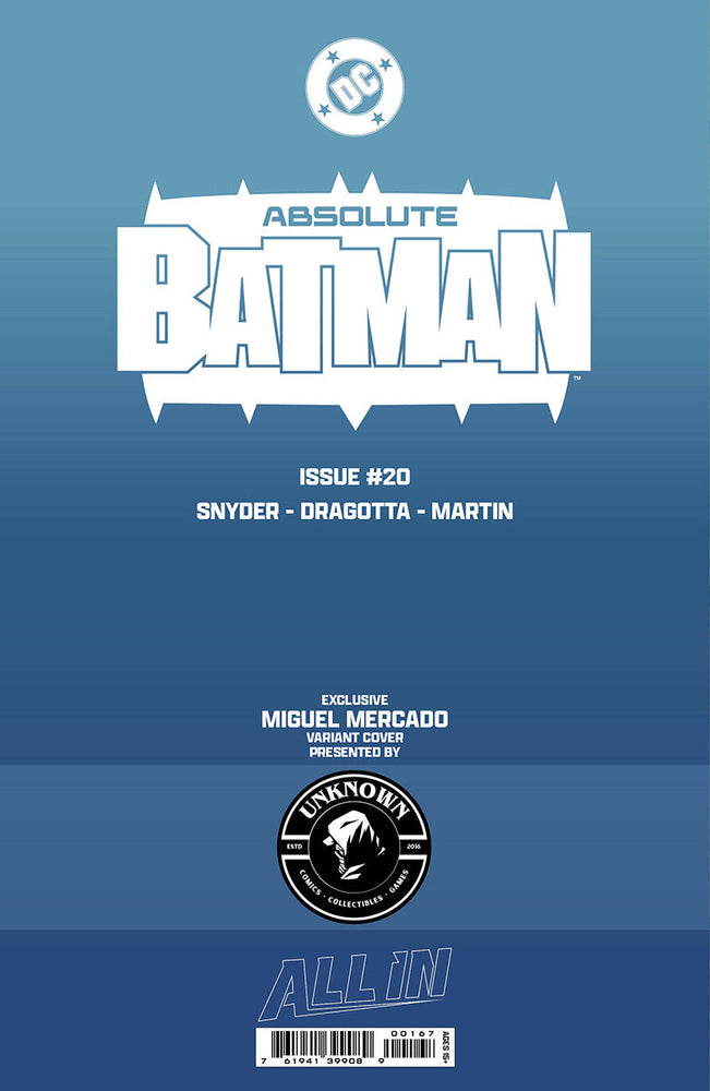 ABSOLUTE BATMAN #20 MIGUEL MERCADO EXCLUSIVE VIRGIN VAR (05/13/2026)