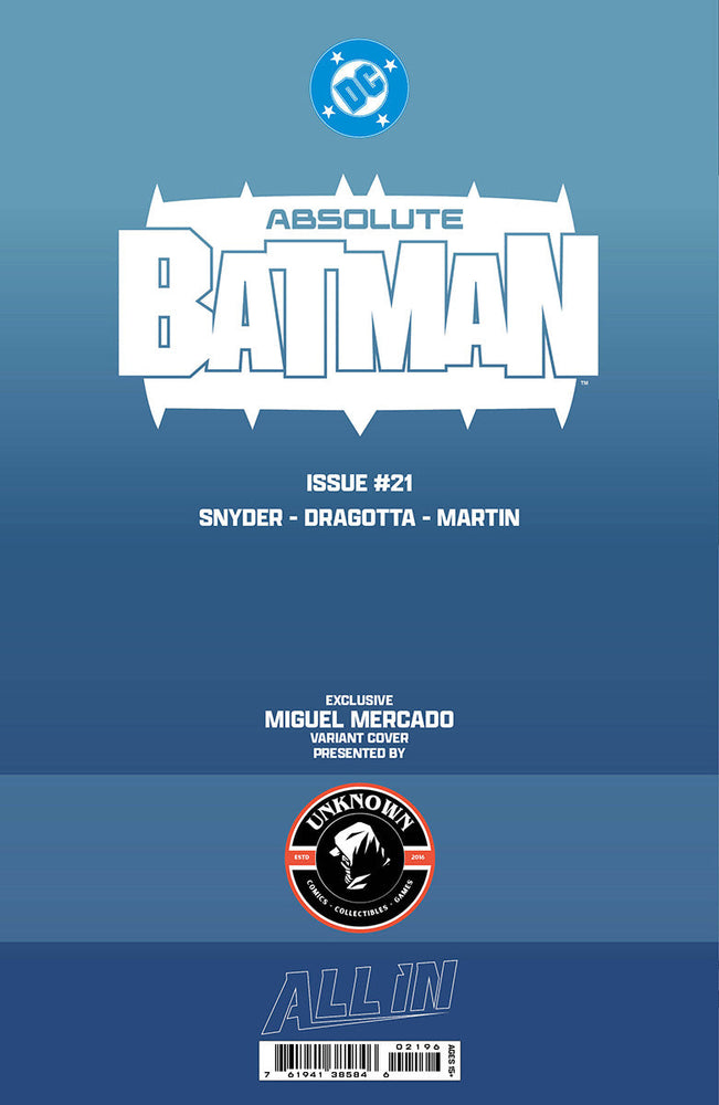 [FOIL] ABSOLUTE BATMAN #21 MIGUEL MERCADO EXCLUSIVE VIRGIN VAR (06/17/2026) (Copy) (ONLINE ORDER ONLY)
