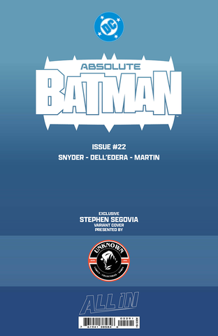 ABSOLUTE BATMAN #22 STEPHEN SEGOVIA EXCLUSIVE VAR (07/08/2026) (ONLINE ORDER ONLY)