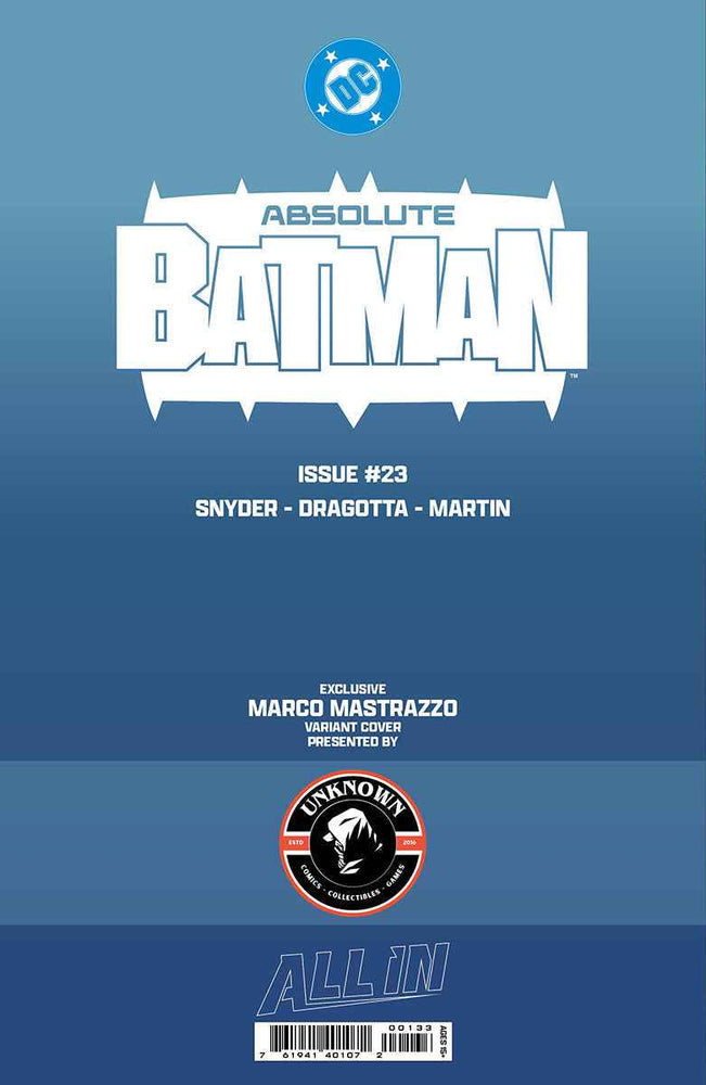 ABSOLUTE BATMAN #23 MARCO MASTRAZZO EXCLUSIVE VAR (08/12/2026)