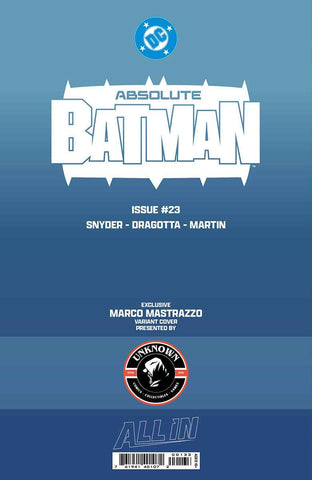 ABSOLUTE BATMAN #23 MARCO MASTRAZZO EXCLUSIVE VAR (08/12/2026)
