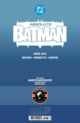 [FOIL] ABSOLUTE BATMAN #23 MARCO MASTRAZZO EXCLUSIVE VIRGIN VAR (08/12/2026)