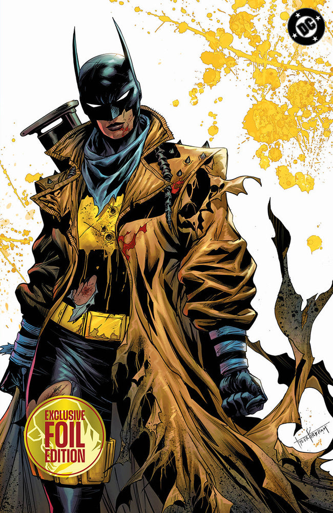 [FOIL] ABSOLUTE BATMAN #24 TYLER KIRKHAM BATTLE DAMAGED THE BAT EXCLUSIVE VIRGIN VAR (09/23/2026) (ONLINE ORDER ONLY)