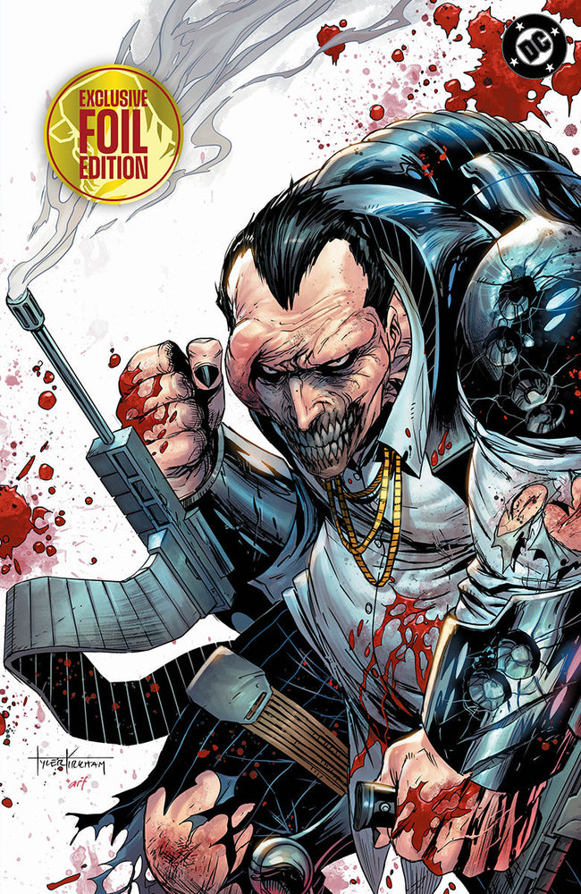 [FOIL] ABSOLUTE BATMAN #24 TYLER KIRKHAM BATTLE DAMAGED PENGUIN EXCLUSIVE VIRGIN VAR (09/23/2026) (ONLINE ORDER ONLY)