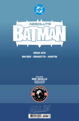 ABSOLUTE BATMAN #25 DON AGUILLO EXCLUSIVE VAR (10/28/2026)