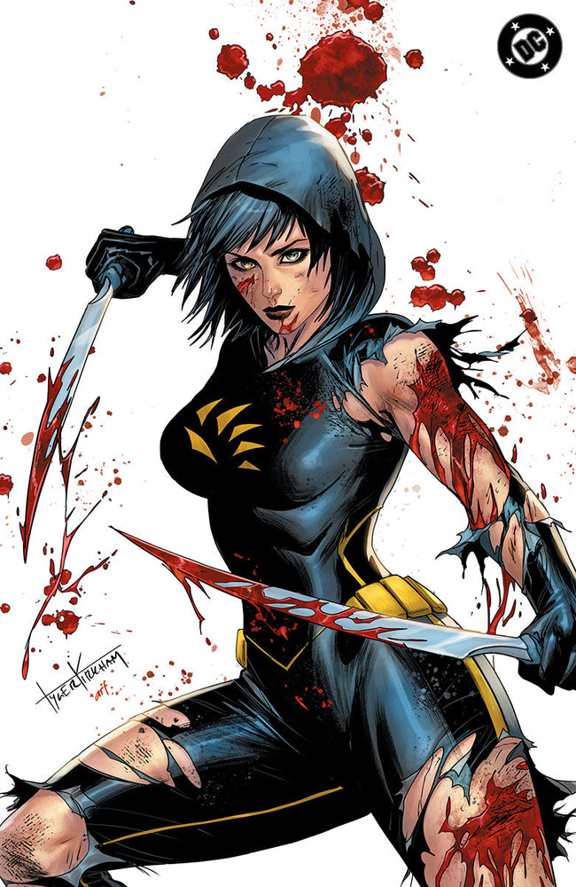 ABSOLUTE CASSANDRA CAIN THE SHADOW'S HAND #1 (ONE SHOT) TYLER KIRKHAM BATTLE DAMAGED EXCLUSIVE VIRGIN VAR (09/09/2026) (09/16/2026) (ONLINE ORDER ONLY)