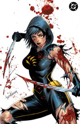 ABSOLUTE CASSANDRA CAIN THE SHADOW'S HAND #1 (ONE SHOT) TYLER KIRKHAM BATTLE DAMAGED EXCLUSIVE VIRGIN VAR (09/09/2026) (09/16/2026) (ONLINE ORDER ONLY)
