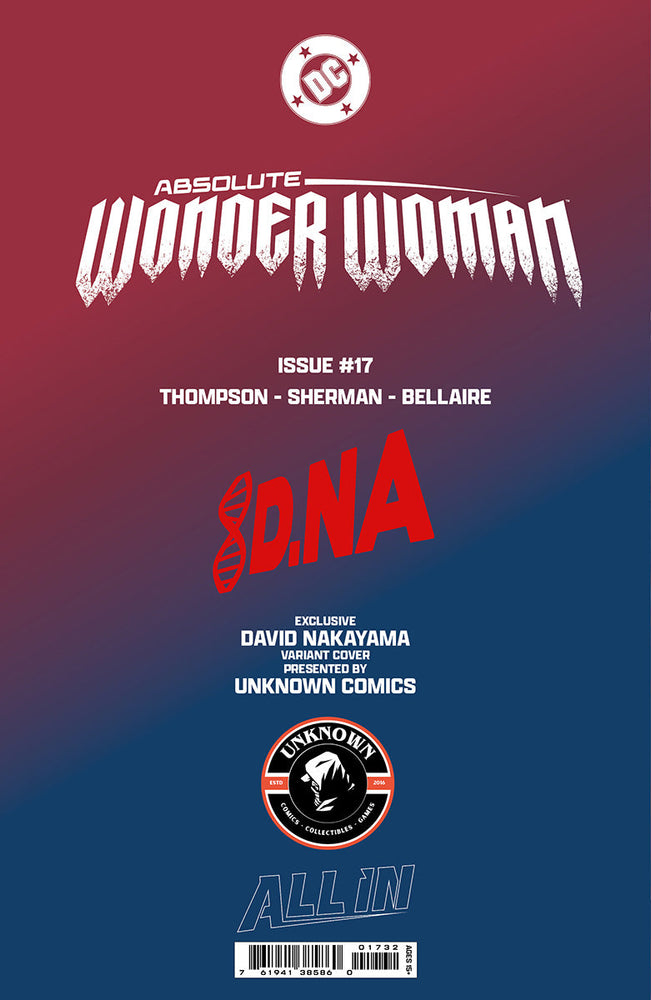 [FOIL] ABSOLUTE WONDER WOMAN #17 DAVID NAKAYAMA EXCLUSIVE VIRGIN VAR (02/25/2026) (ONLINE ORDER ONLY)