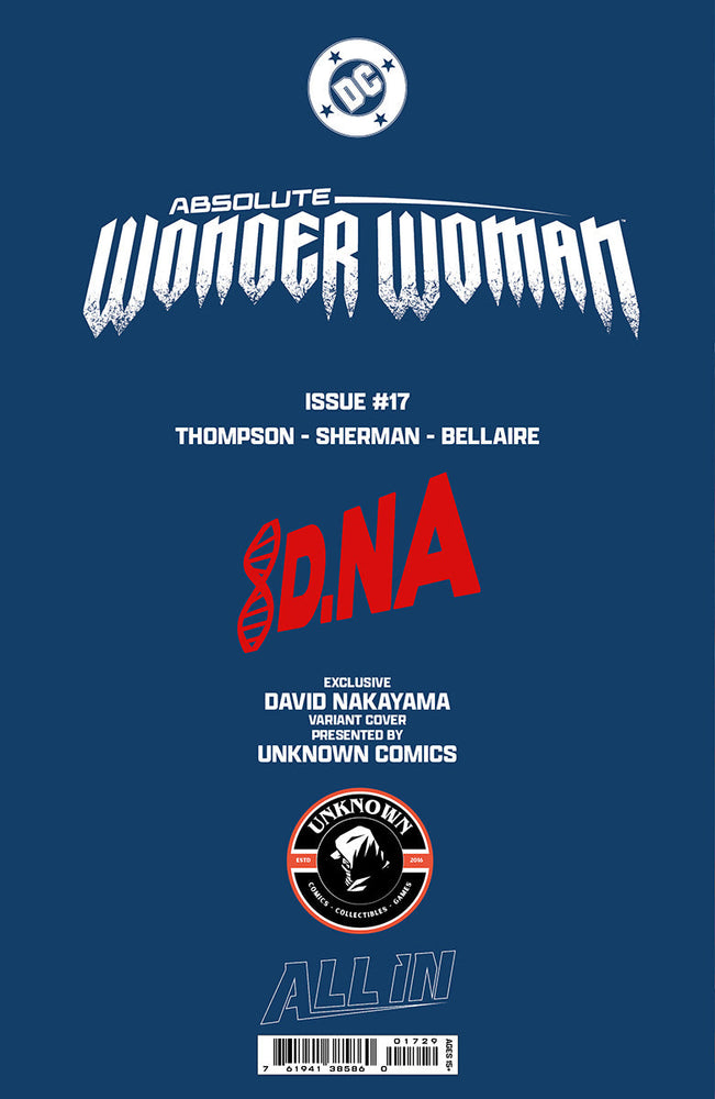 ABSOLUTE WONDER WOMAN #17 DAVID NAKAYAMA EXCLUSIVE VIRGIN VAR (02/25/2026) (ONLINE ORDER ONLY)