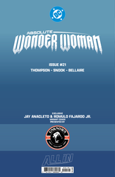 ABSOLUTE WONDER WOMAN #21 JAY ANACLETO EXCLUSIVE VIRGIN VAR (06/24/2026)