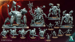 3D Printed Archvillain Games Atomcore Fortress Atomcore Conclave 28 32mm D&D (Online Only)