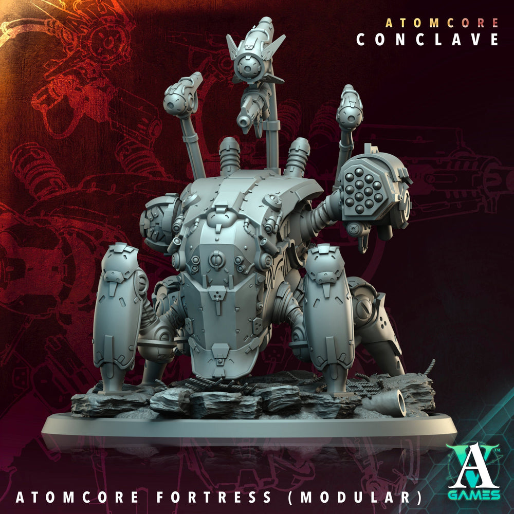 3D Printed Archvillain Games Atomcore Fortress Atomcore Conclave 28 32mm D&D (Online Only)