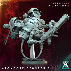 3D Printed Archvillain Games Atomcore Scanner Atomcore - Conclave 28 32mm D&D (Online Only)