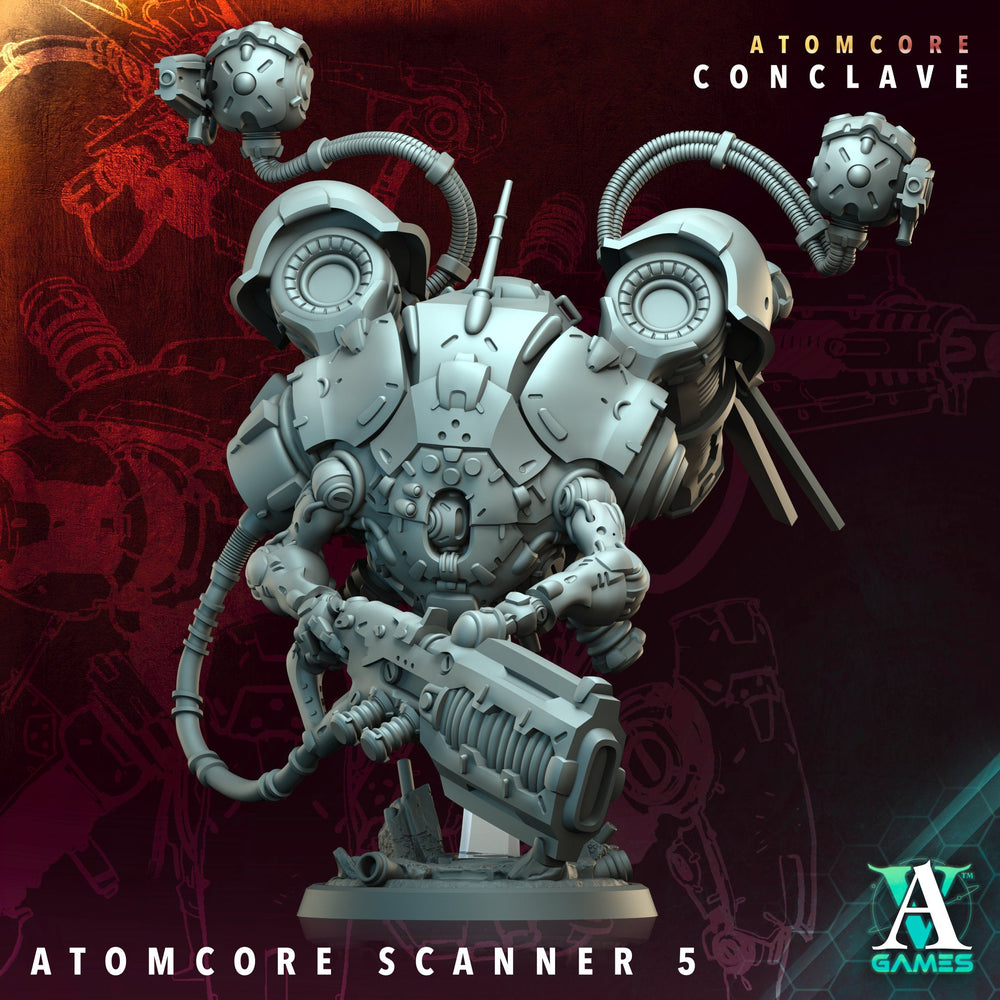3D Printed Archvillain Games Atomcore Scanner Atomcore - Conclave 28 32mm D&D (Online Only)