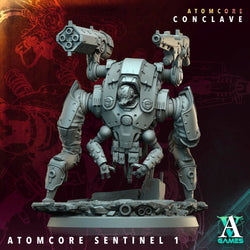 3D Printed Archvillain Games Atomcore Sentinel Atomcore - Conclave 28 32mm D&D (Online Only)