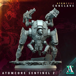 3D Printed Archvillain Games Atomcore Sentinel Atomcore - Conclave 28 32mm D&D (Online Only)