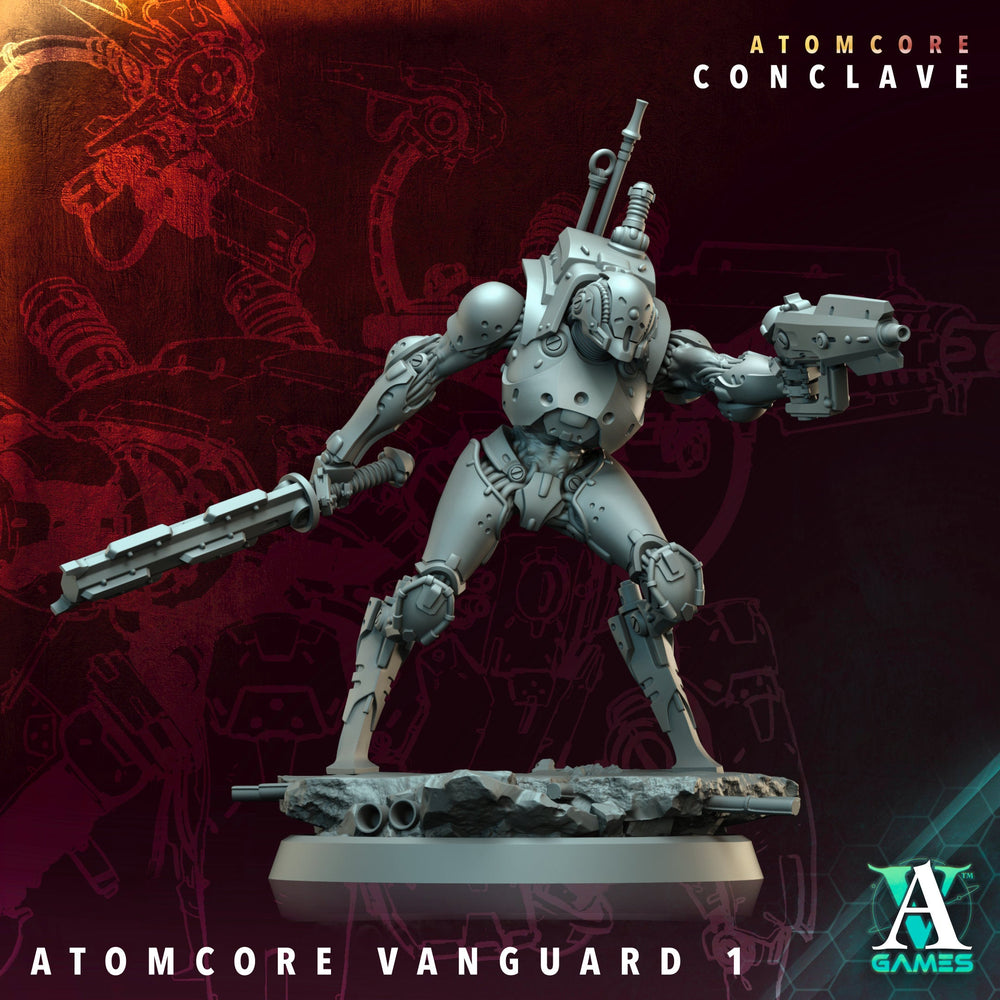 3D Printed Archvillain Games Atomcore Vanguard Atomcore - Conclave 28 32mm D&D (Online Only)