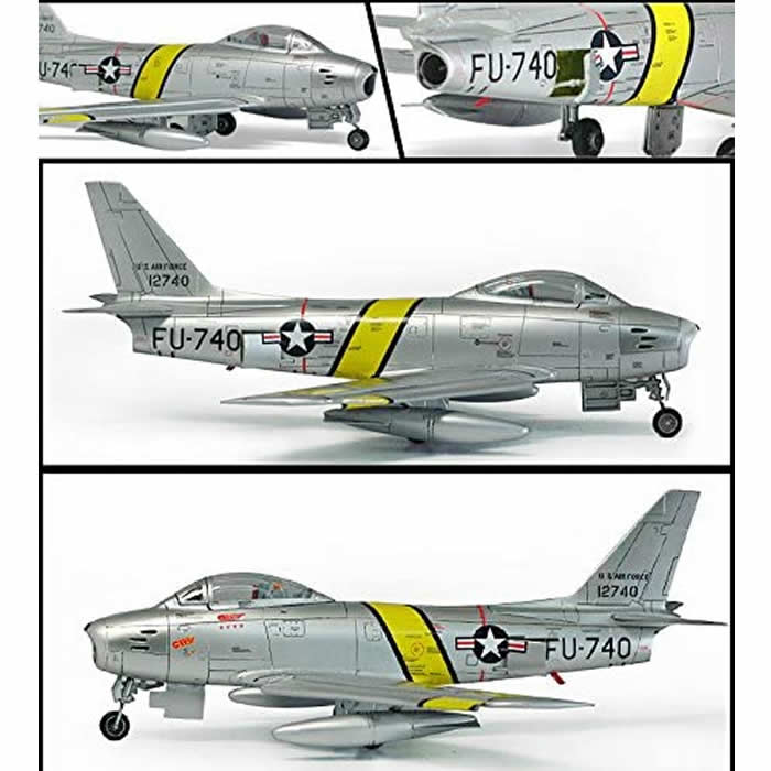 ACA12530 P-47 and F-86 Gabreski 1/72 Scale Plastic Model Aircraft Academy (ONLINE ORDER ONLY)