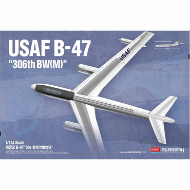 ACA12618 USAF B-47 306 Bomber Wing 1/144 Scale Plastic Model Kit Academy (ONLINE ORDER ONLY)