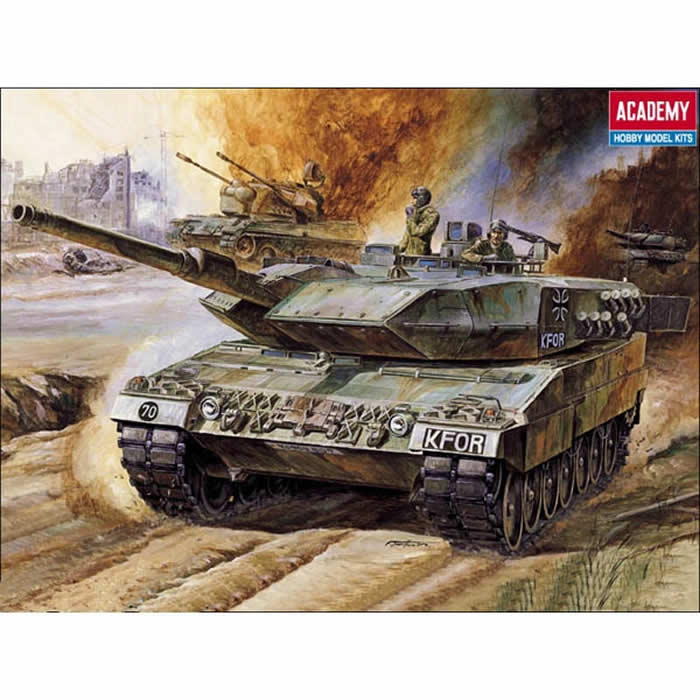 ACA1304 Leopard II Tank Plastic Kit Motorized 1/48 Scale Academy (ONLINE ORDER ONLY)