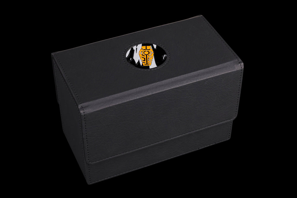 Orange Coffin | Wargaming & Datasheet Box | Baron's Coin��� Compatible (ONLINE ORDER ONLY)