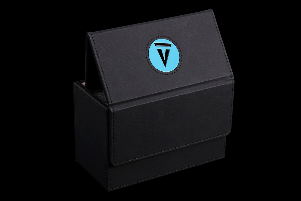 Vanguard Tactics | Light Blue | Wargaming & Datasheet Box | Baron's Coin��� Compatible (ONLINE ORDER ONLY)